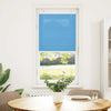Vidaxl plissé rolgordijn 55x150 cm stofbreedte 54,4 cm polyester blauw
