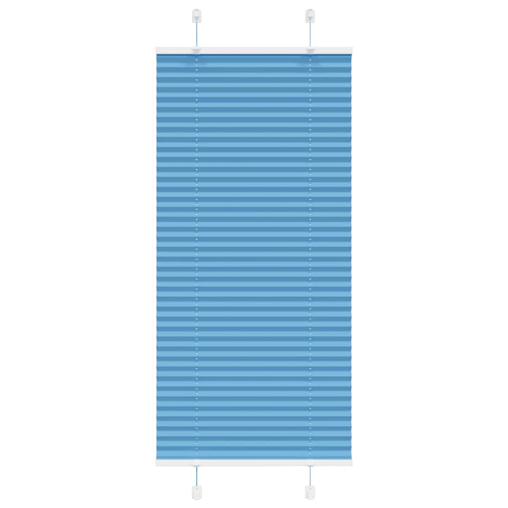 Tenda a rullo plissettata Vidaxx 60x150 cm larghezza tessuto 59,4 cm poliestere blu