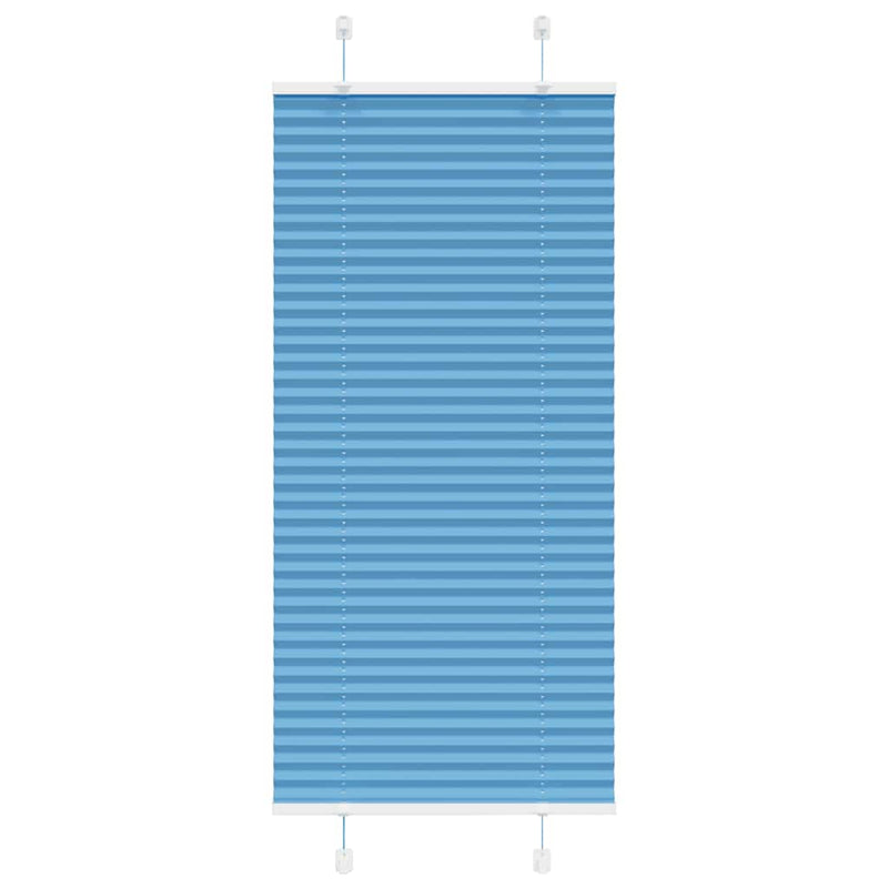 Vidaxl plissé rolgordijn 60x150 cm stofbreedte 59,4 cm polyester blauw