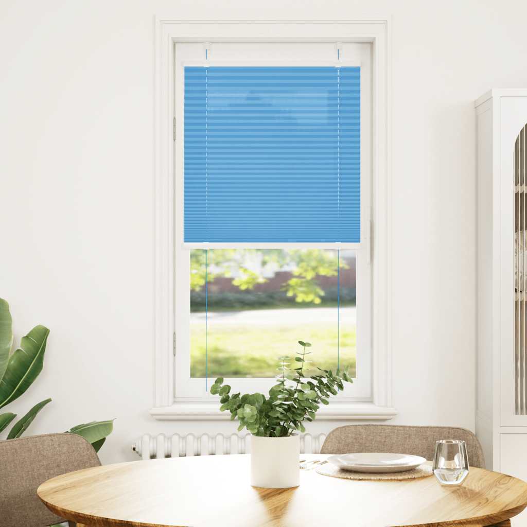 Tenda a rullo plissettata Vidaxx 60x150 cm larghezza tessuto 59,4 cm poliestere blu