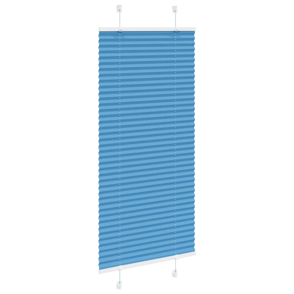 Tenda a rullo plissettata Vidaxx 60x150 cm larghezza tessuto 59,4 cm poliestere blu