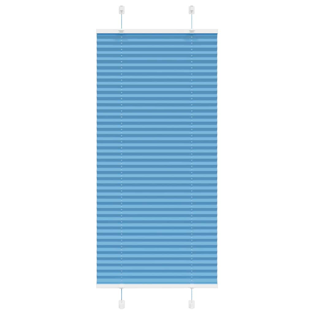Tenda a rullo plissettata Vidaxx 65x150 cm larghezza tessuto 64,4 cm poliestere blu