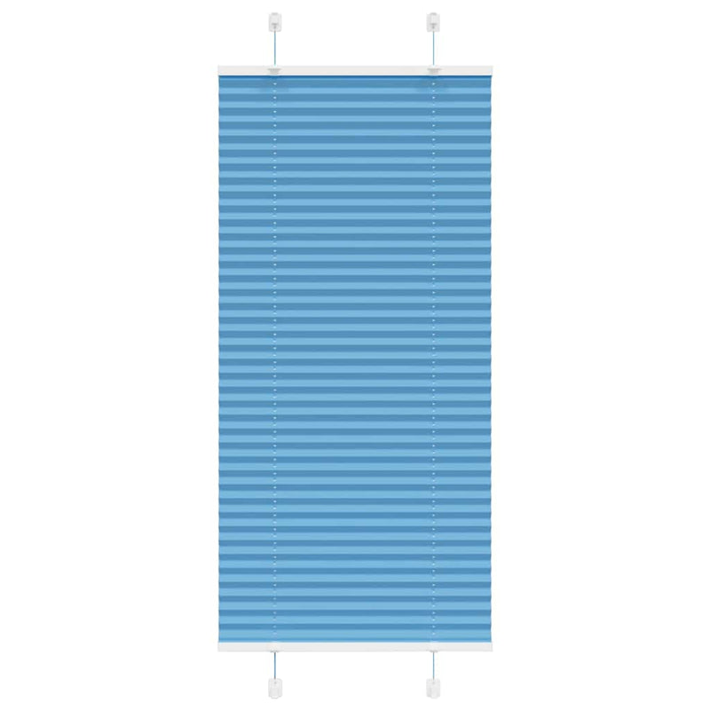 Vidaxl plissé rolgordijn 65x150 cm stofbreedte 64,4 cm polyester blauw
