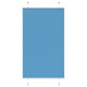 Vidaxx estor enrollable plisado 80x150 cm tela ancho 79,4 cm poliéster azul