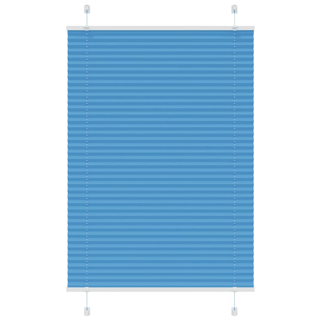 Tenda a rullo plissettata Vidaxx 85x150 cm larghezza tessuto 84,4 cm poliestere blu