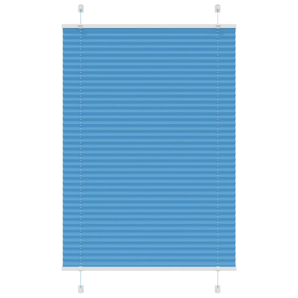 Tenda a rullo plissettata Vidaxx 90x150 cm larghezza tessuto 89,4 cm poliestere blu