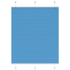 Vidaxx estor enrollable plisado 105x150cm tela ancho 104,4cm poliéster azul