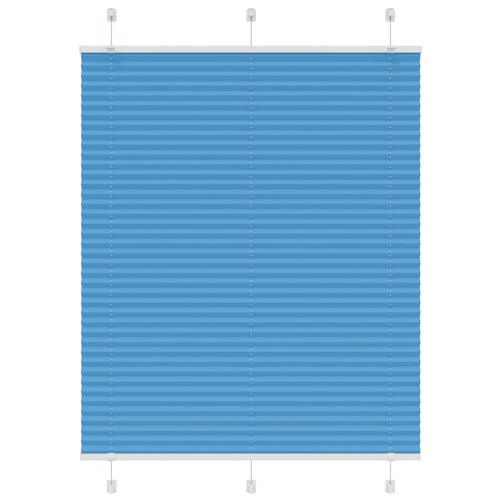 Vidaxx estor enrollable plisado 105x150cm tela ancho 104,4cm poliéster azul