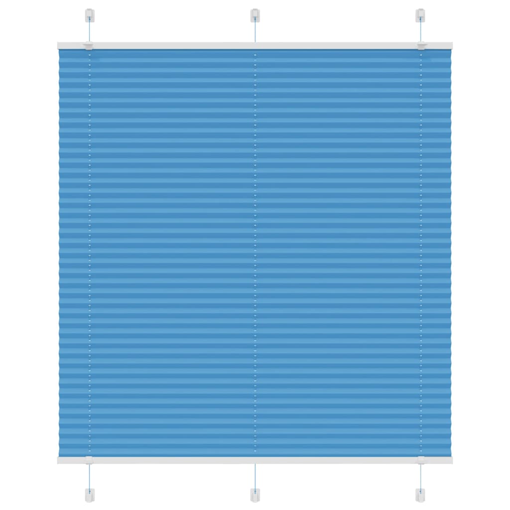Tenda a rullo plissettata Vidaxx 115x150 cm larghezza tessuto 114,4 cm poliestere blu