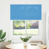 Vidaxx estor enrollable plisado 115x150cm tela ancho 114,4cm poliéster azul