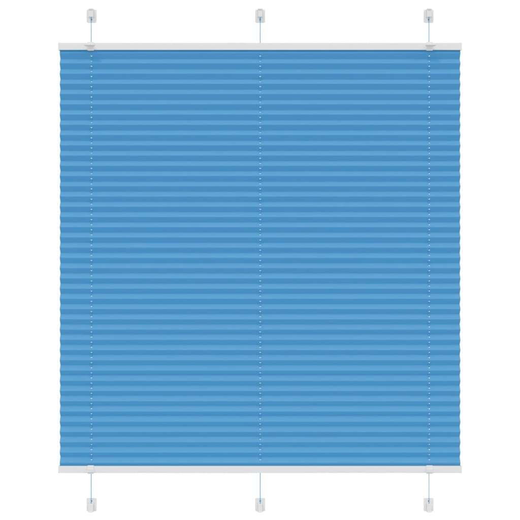 Tenda a rullo plissettata Vidaxx 120x150 cm larghezza tessuto 119,4 cm poliestere blu