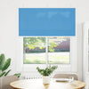 Vidaxl plissé rolgordijn 120x150cm stofbreedte 119,4cm polyester blauw