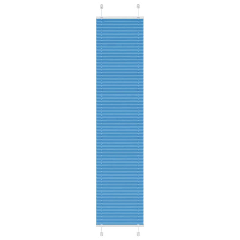 Vidaxl plissé rolgordijn 40x200 cm stofbreedte 39,4 cm polyester blauw