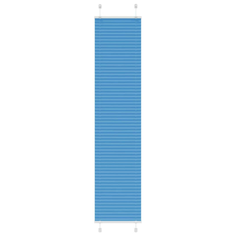 Vidaxl plissé rolgordijn 45x200 cm stofbreedte 44,4 cm polyester blauw