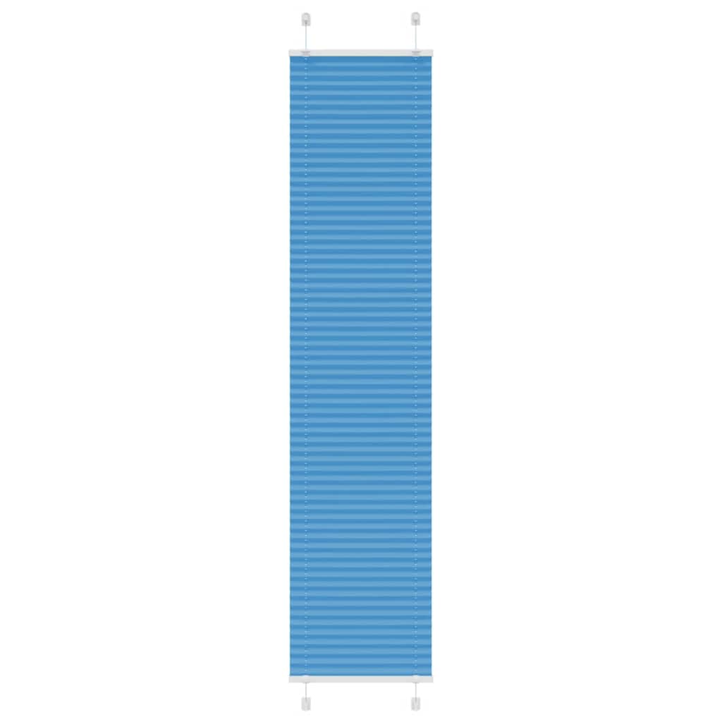 Vidaxx estor enrollable plisado 50x200 cm tela ancho 49,4 cm poliéster azul