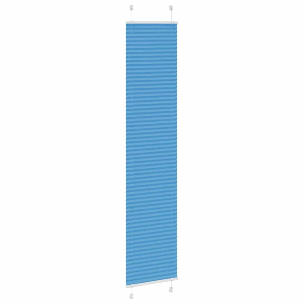 Vidaxx estor enrollable plisado 50x200 cm tela ancho 49,4 cm poliéster azul