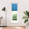 Vidaxx estor enrollable plisado 60x200 cm tela ancho 59,4 cm poliéster azul