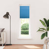 Vidaxl plissé rolgordijn 65x200 cm stofbreedte 64,4 cm polyester blauw