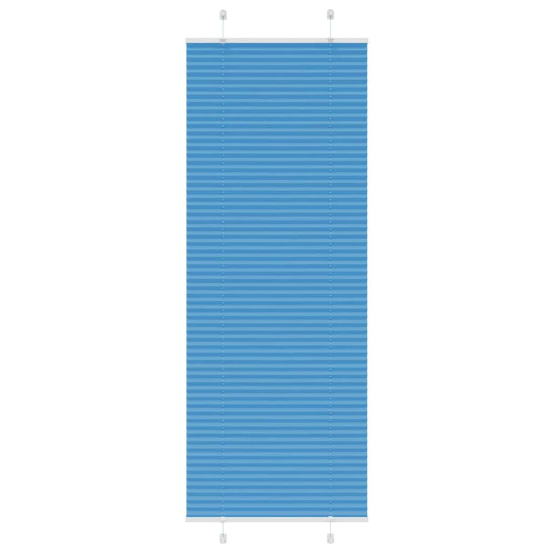 Vidaxx estor enrollable plisado 70x200 cm tela ancho 69,4 cm poliéster azul