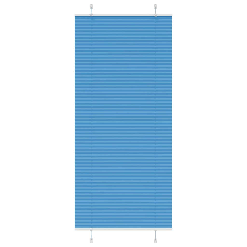 Tenda a rullo plissettata Vidaxx 90x200 cm larghezza tessuto 89,4 cm poliestere blu