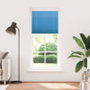 Vidaxx estor enrollable plisado 95x200 cm ancho de tela 94,4 cm poliéster azul