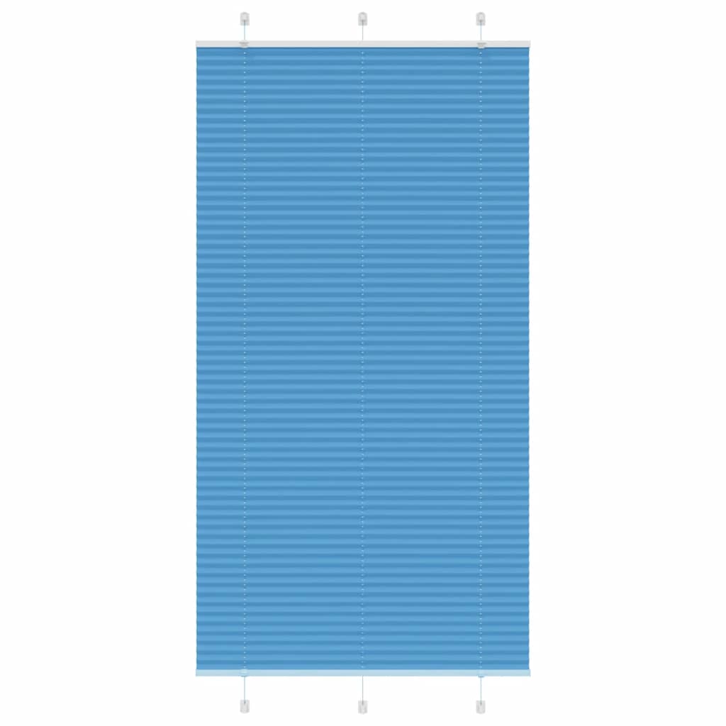Tenda a rullo plissettata Vidaxx 105x200 cm larghezza tessuto 104,4 cm poliestere blu