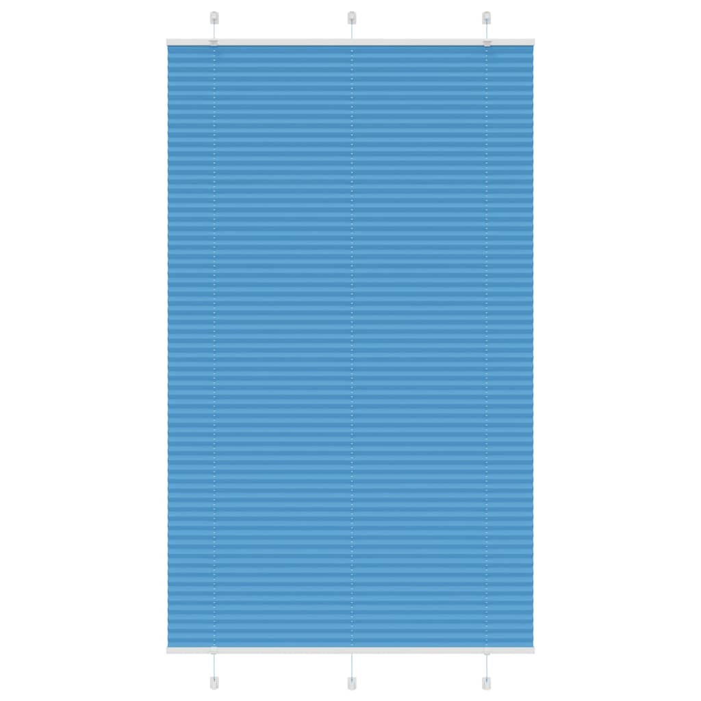 Tenda a rullo plissettata Vidaxx 115x200 cm larghezza tessuto 114,4 cm poliestere blu