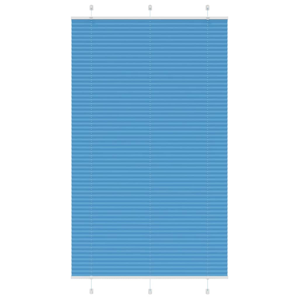 Tenda a rullo plissettata Vidaxx 120x200 cm larghezza tessuto 119,4 cm poliestere blu