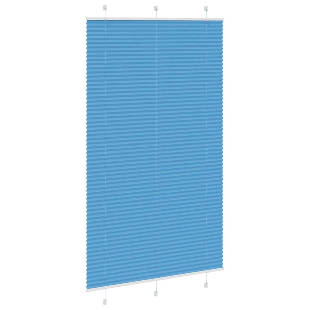 Tenda a rullo plissettata Vidaxx 120x200 cm larghezza tessuto 119,4 cm poliestere blu
