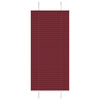 Vidaxx estor enrollable plisado 55x100 cm ancho de tela 54,4 cm rojo burdeos