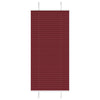 Vidaxx estor enrollable plisado 65x100 cm ancho de tela 64,4 cm rojo burdeos