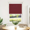 Vidaxx estor enrollable plisado 70x100 cm ancho de tela 69,4 cm rojo burdeos