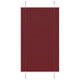Vidaxl plissé rolgordijn 75x100 cm stofbreedte 74,4 cm bordeauxrood