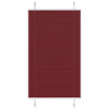 Vidaxl plissé rolgordijn 80x100 cm stofbreedte 79,4 cm bordeauxrood