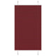 Vidaxx estor enrollable plisado 80x100 cm tela ancho 79,4 cm rojo burdeos