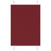 Vidaxl plissé rolgordijn 90x100 cm stofbreedte 89,4 cm bordeauxrood