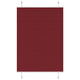 Vidaxl plissé rolgordijn 90x100 cm stofbreedte 89,4 cm bordeauxrood