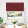 Vidaxx estor enrollable plisado 115x100cm ancho de tela 114,4cm rojo burdeos