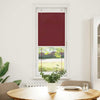 Tenda a rullo plissettata Vidaxx 50x150 cm larghezza tessuto 49,4 cm rosso bordeaux