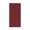Vidaxl plissé rolgordijn 60x150 cm stofbreedte 59,4 cm bordeauxrood