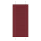 Vidaxx estor enrollable plisado 60x150 cm tela ancho 59,4 cm rojo burdeos