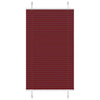 Vidaxl plissé rolgordijn 70x150 cm stofbreedte 69,4 cm bordeauxrood
