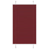 Vidaxx estor enrollable plisado 80x150 cm tela ancho 79,4 cm rojo burdeos