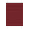 Vidaxl plissé rolgordijn 100x150 cm stofbreedte 99,4cm bordeauxrood