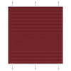 Tenda a rullo plissettata Vidaxx 120x150 cm larghezza tessuto 119,4 cm rosso bordeaux