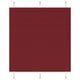 Vidaxx estor enrollable plisado 120x150cm ancho de tela 119,4cm rojo burdeos