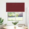 Vidaxx estor enrollable plisado 120x150cm ancho de tela 119,4cm rojo burdeos