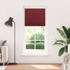 Vidaxx estor enrollable plisado 85x200 cm ancho de tela 84,4 cm rojo burdeos