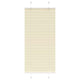 Tenda a rullo plissettata Vidaxx 60x100 cm larghezza tessuto 59,4 cm poliestere crema