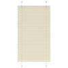 Vidaxl plissé rolgordijn 70x100 cm stofbreedte 69,4 cm polyester crème